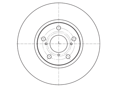 Brake disc 69-1015 OE 