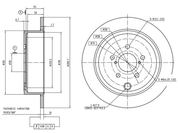 69-1029_001.JPG Brake disc 69-1029 OE 26700-FG000