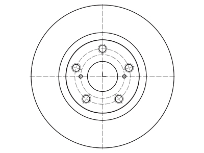 Brake disc 69-1056 OE 