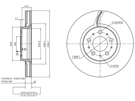 69-1083_001.JPG Brake disc 69-1083 OE 272404