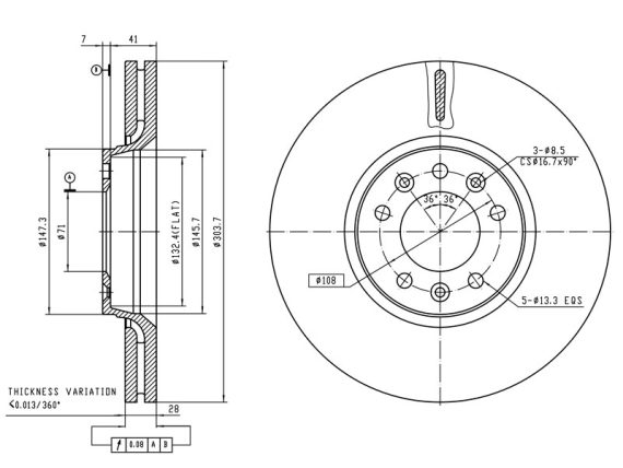 69-1089_001.JPG Brake disc 69-1089 OE 1440027088