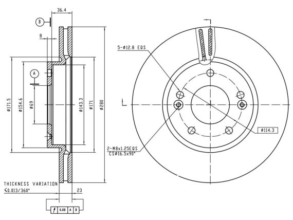 69-1103_001.JPG Brake disc 69-1103 OE 51712-2V000