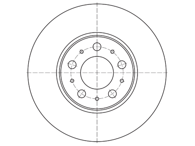 Brake disc 69-1123 OE 