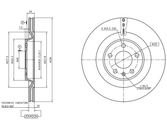 69-1141_001.JPG Brake disc 69-1141 OE 4H0615601H