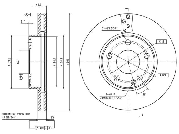 69-1659_001.JPG Brake disc 69-1659 OE 2464210012