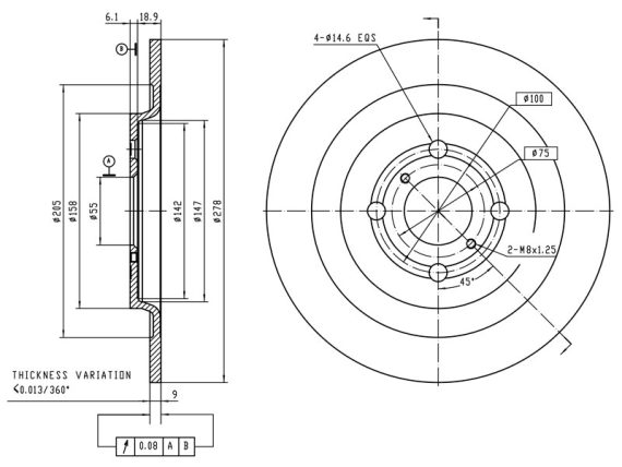 69-1733_001.JPG Brake disc 69-1733 OE 42431-0D060
