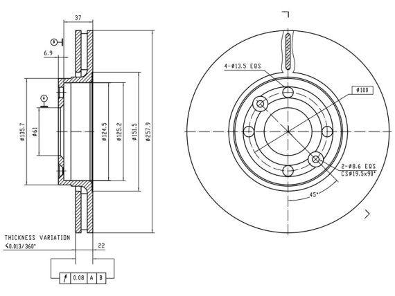 69-1810_001.JPG Brake disc 69-1810 OE 402061200R