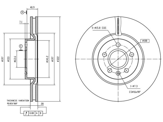 69-1815_001.JPG Brake disc, coated 69-1815 OE 31423724