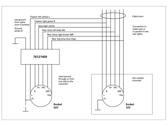 76121450_002.JPG Sprieguma pārveidotājs 12 V uz 24 V, 6x130 W 76121450 76121450 OE