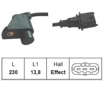 Sadales vārpstas pozīcijas sensors Opel V6 90540744 — 7742-9752