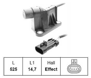 Sadales vārpstas pozīcijas sensors Opel 90412795 — 7742-9880
