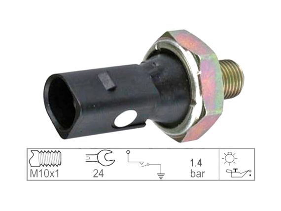 7799-96767_001.JPG Eļļas spiediena slēdzis VAG, vītne M10x1, kods 7799-96767 7799-96767 OE 06A919081A