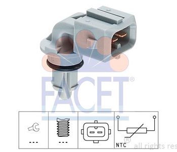 Ieplūdes gaisa temperatūras sensors, 2 kontakti — 7901-9315