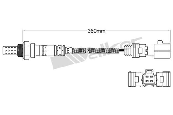 Lambda andur WALKER 8250-24420 OE 8946502280