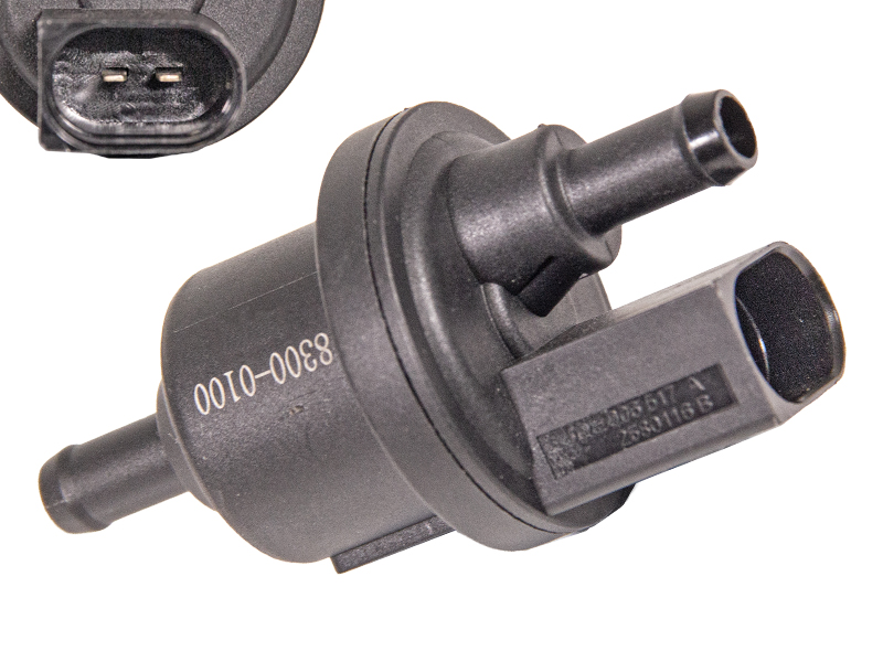 Degvielas tvertnes ventilācijas vārsts VAG 12V, 2 kontakti, kods 8300-0100 8300-0100 OE 058133517B