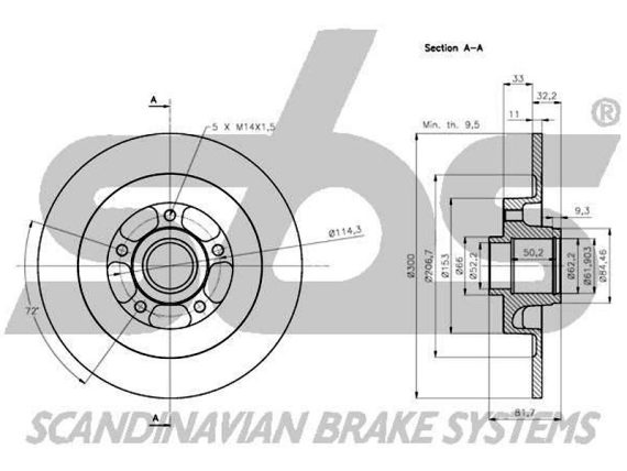 88-2185C_003.JPG Brake disc, coated 88-2185C OE 402020003R