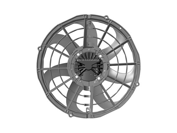 9000-30107102_001.JPG Dzesēšanas ventilators SPAL 12V 355/382MM pūšošais (9000-30107102) 9000-30107102 OE