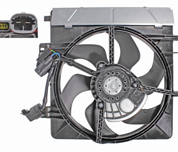 Radiatora ventilators 338mm Citroen C3 1253.C6 — 9035-696133