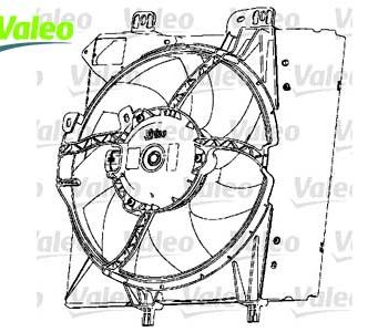 Radiatora ventilators Citroen C2, C3, Peugeot 207, 1007 1253.H6 — 9035-696238