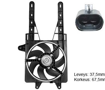 Radiatora ventilators Fiat Punto 93- 7741201 — 9037-1569
