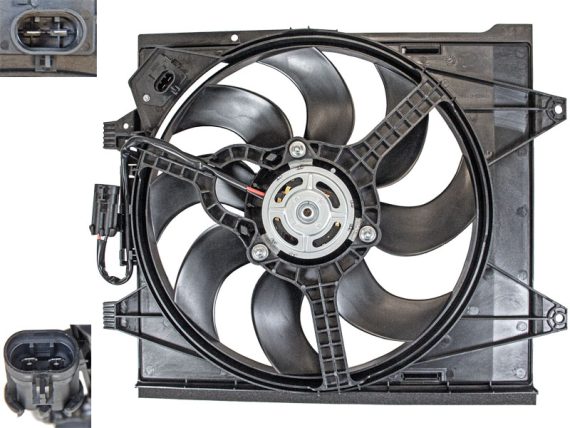 9037-19676_002.JPG Radiatora dzesēšanas ventilators, Fiat, 51788116 9037-19676 OE 51788116