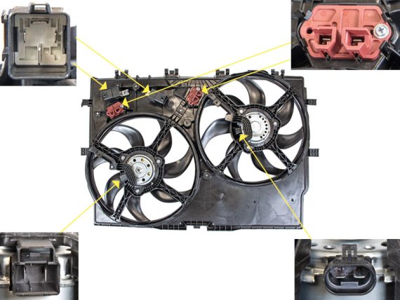 9037-19678_003.JPG Radiatora dzesēšanas ventilators, Fiat, 1364163080 9037-19678 OE 1364163080