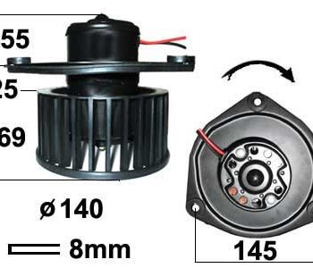 Salona sildītāja ventilators Volvo/Caprice, 9038-0967