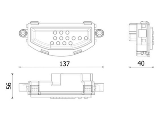 9041-19612MAHLE_001.JPG Pūtēja rezistors MAHLE VITO W447 9041-19612MAHLE OE A0009069307