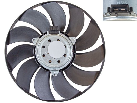 9042-19668_002.JPG Radiatora dzesēšanas ventilators, Opel, 1341365 9042-19668 OE 1341365