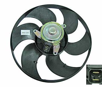 Radiatora ventilators Peugeot 306, 405 1253.63 — 9043-1299