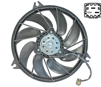Radiatora ventilators Peugeot 206 01- 1253.C5 — 9043-19090