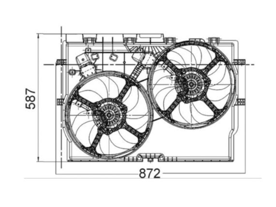 9043-19130MAHLE_001.JPG Radiator fan 9043-19130MAHLE OE 1250.G9
