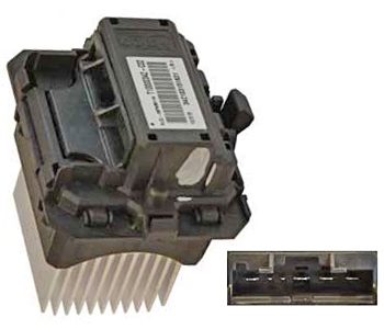 Salona ventilatora rezistors Renault Megane III 7701209850 — 9044-1851