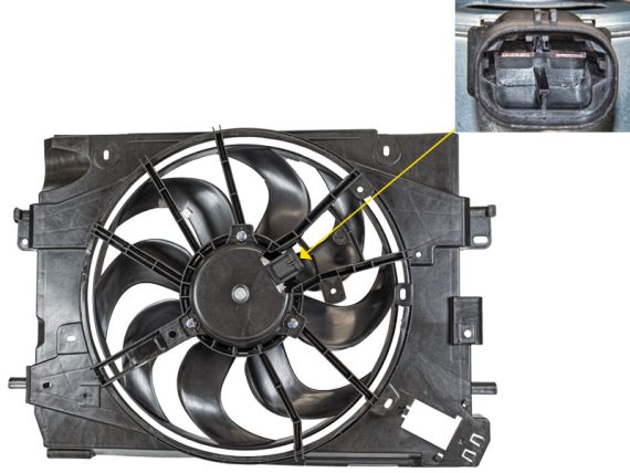 9044-19683_003.JPG Radiatora dzesēšanas ventilators, Renault, 214811626R 9044-19683 OE 214811626R