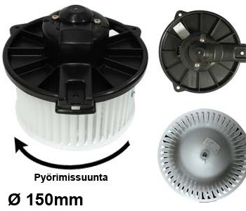 Salona ventilatora motors Carina E, Avensis 87103-20090 — 9051-1146