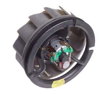 Salona sildītāja ventilators Volvo, 24V, melns, kreisais, 9052-0893P