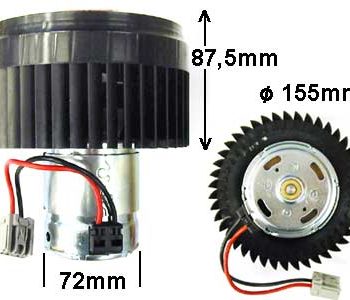 Salona ventilatora motors Volvo S60/S80/V70/XC90 30715482 — 9052-1553