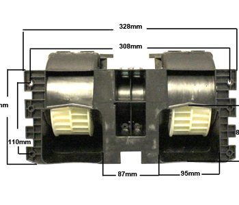Salona ventilatora motors MAN 89- 81619306064 — 9083-1899