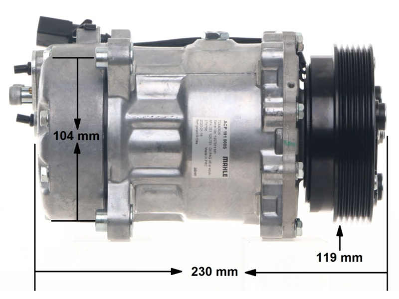 AC compressor ACP191000S OE 1111419
