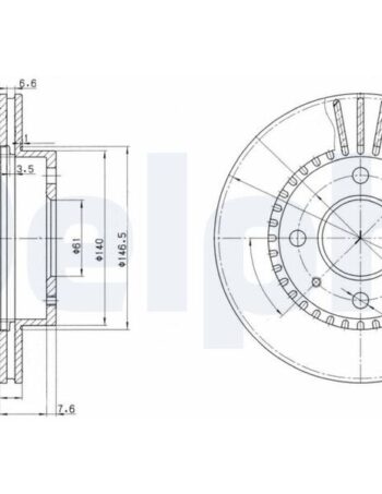 Brake disc - BG3206