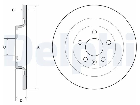 BG4966C_001.JPG Brake disc, coated, high carbon BG4966C OE 31471477