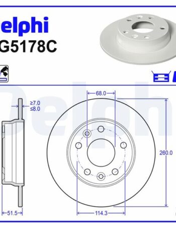 Brake disc - BG5178C