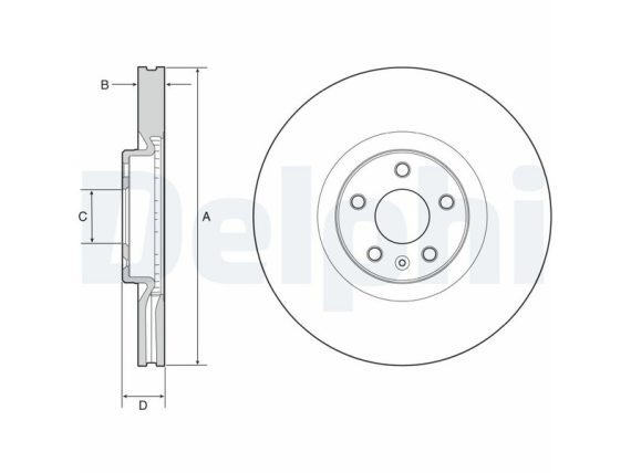 BG9231C_001.JPG Brake disc, coated BG9231C OE 31471752