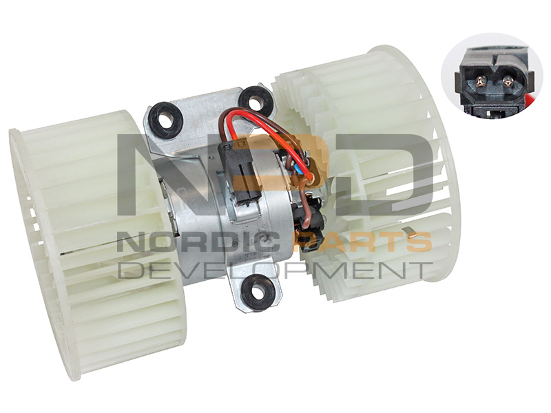 Salona ventilatora motors BMW E39 un X5 ar klimata kontroli BM63-1247 OE 64118372493