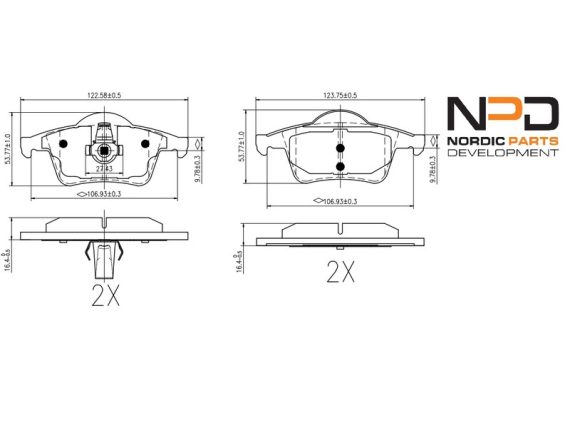BP10-1008_001.JPG Brake Pad Set, rear BP10-1008 OE 2713342