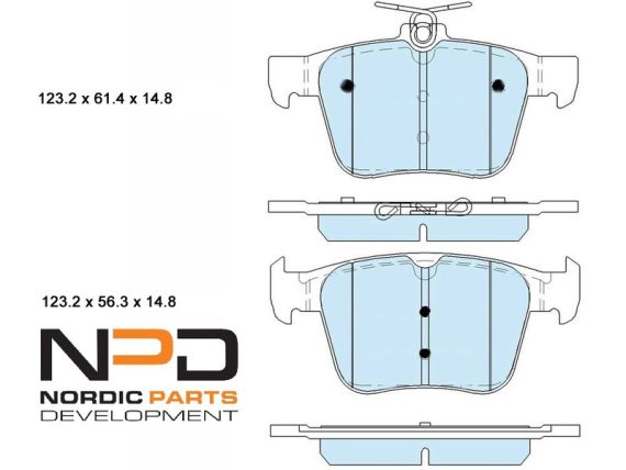 BP10-1018_001.JPG Brake Pad Set, rear BP10-1018 OE 3Q0698451