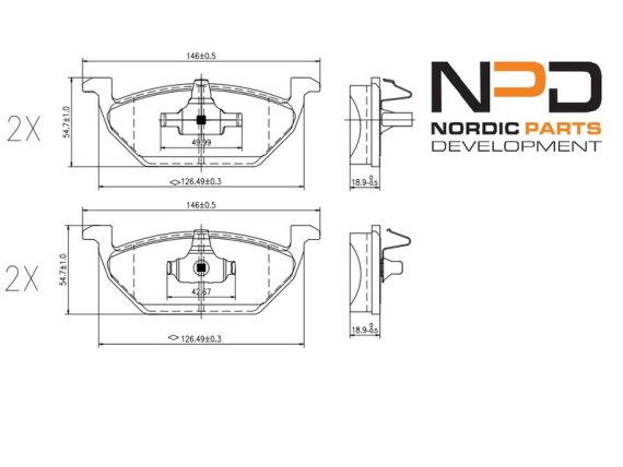 BP10-1019_001.JPG Brake Pad Set, front BP10-1019 OE 190698151