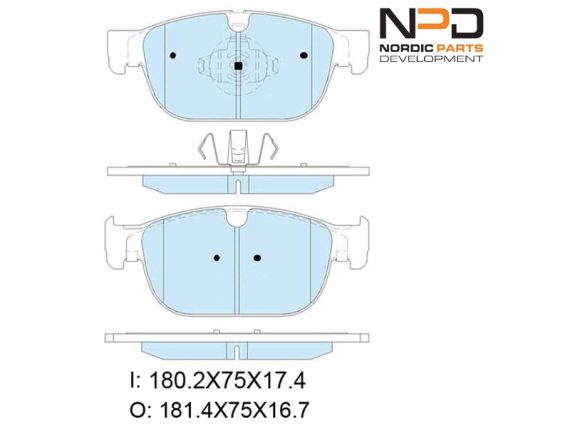 BP10-1031_001.JPG Brake Pad Set BP10-1031 OE 31445975