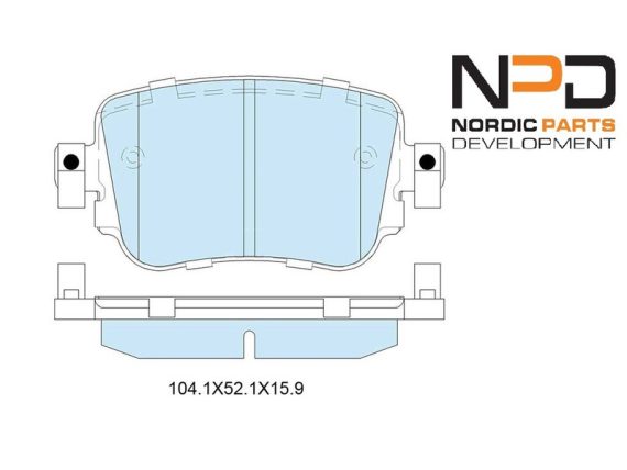 BP10-1034_001.JPG Brake Pad Set BP10-1034 OE 2K5698451A