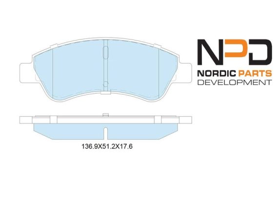 BP10-1045_001.JPG Brake Pad Set, front BP10-1045 OE 1610489680